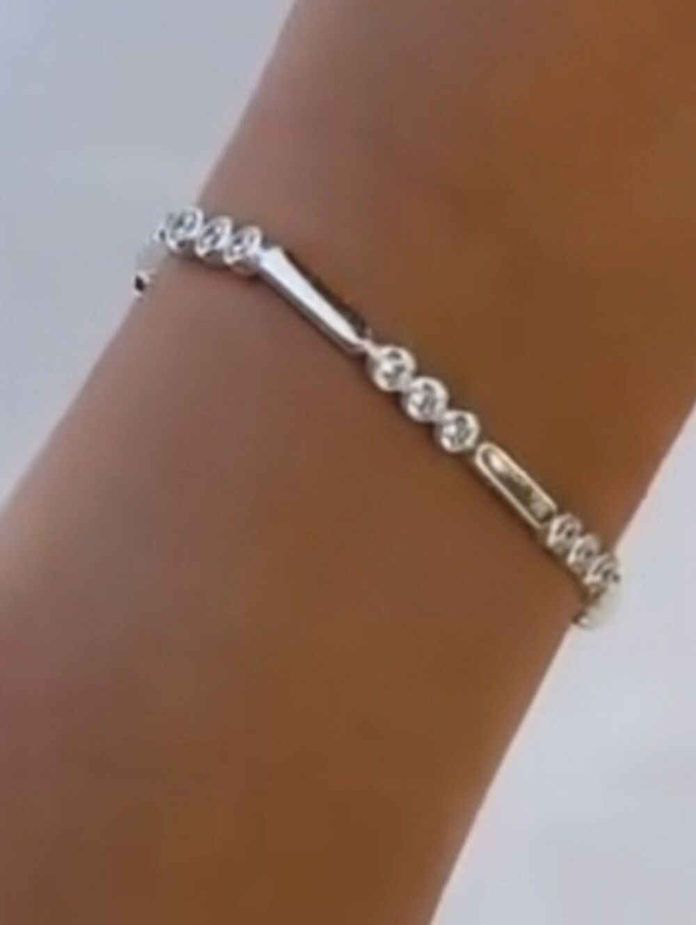 Miranda Frye 925 Solid Silver Monroe Bracelet NWT Size Large 7.5"